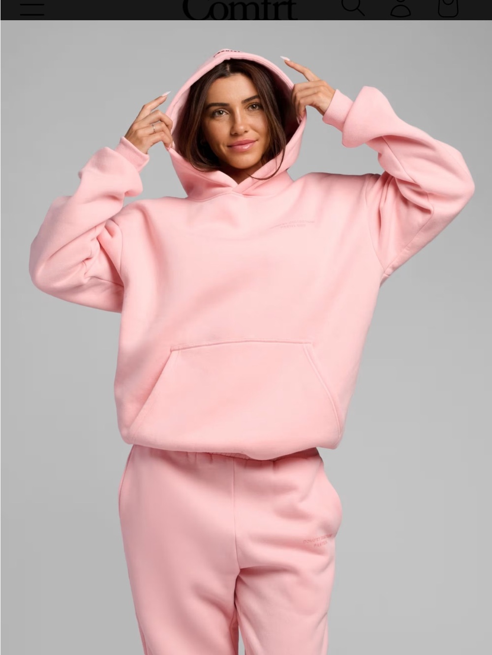 Comfrt Bubblegum Pastel Sweatshirt and Joggers Set - Picture 7 of 9